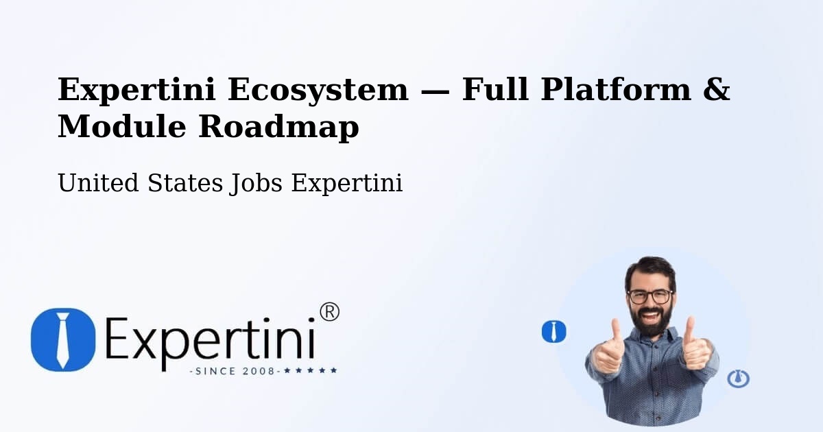 Expertini Ecosystem — Full Platform & Module Roadmap – Walled Lake